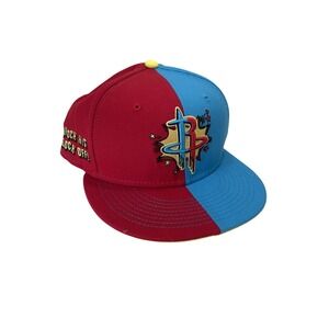 New Era 59FIFTY Houston Rockets Holiday Games Rock Em' Sock Em' Fitted Hat 7 1/4